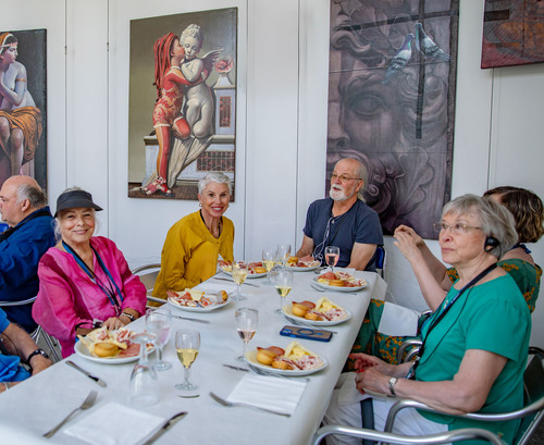 Tasting at the Museum of Wine, Sardinia, Italy, Pia Harboure