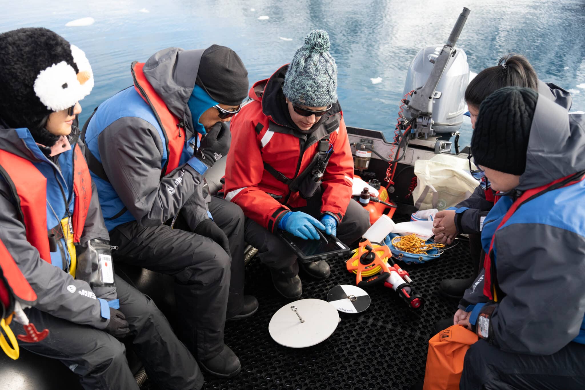 Citizen Science Secchi Disk program, Antarctica, Jamie Lafferty