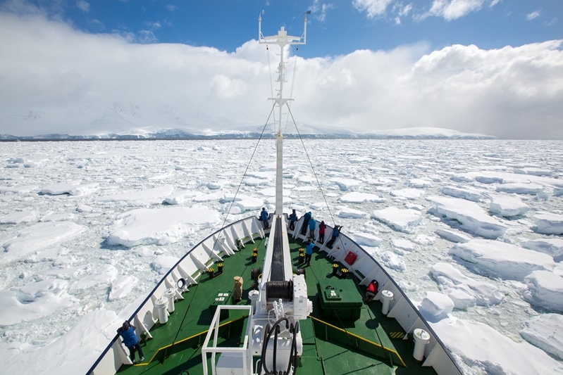 Pack Ice in Antarctica