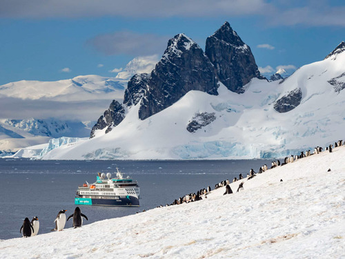 the Sylvia Earle, Danco Island, Antarctica, David Jaffe