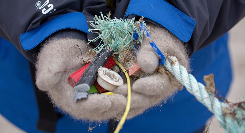 Rubbish picked up on Svalbard