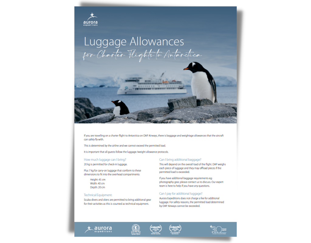 Web Graphic - Luggage Allowances