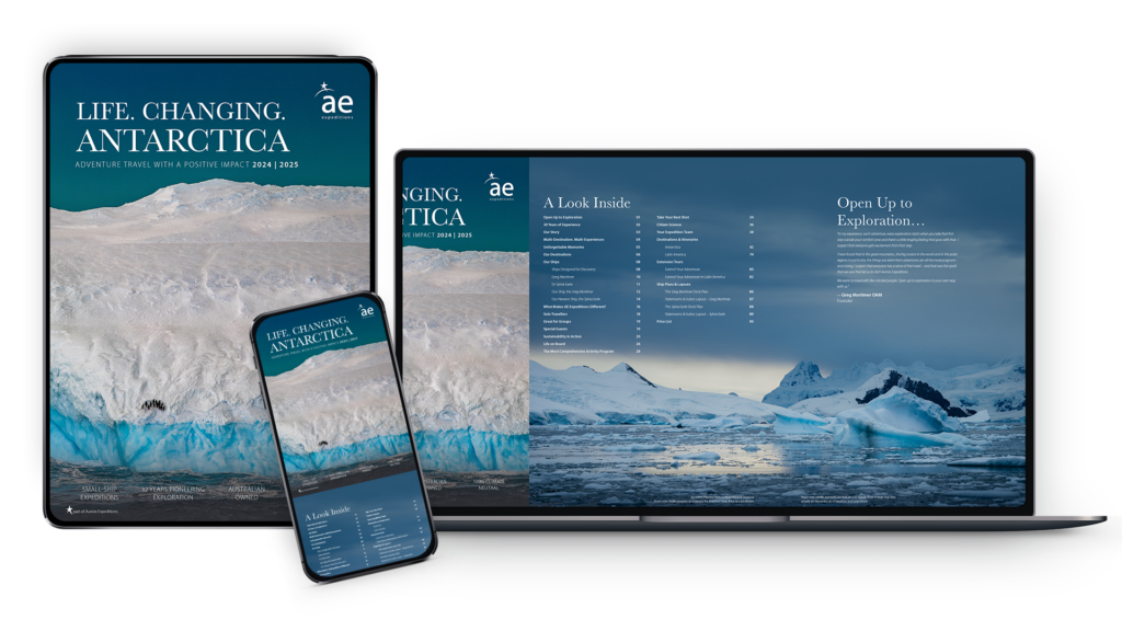 AE Antarctica Brochure Mockup