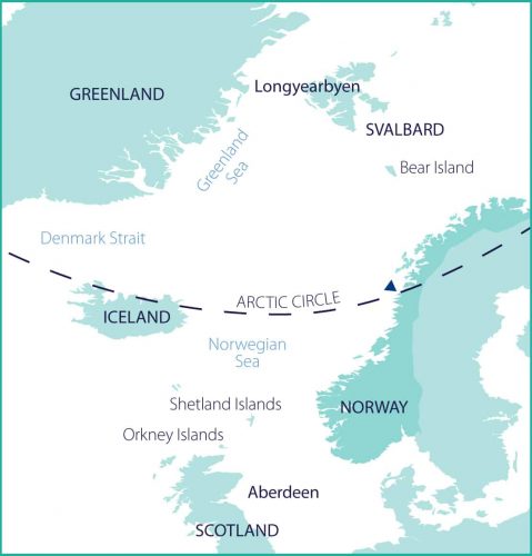 Arctic Circle map
